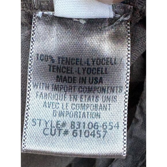 Bella Dahl Jogger Pants Size XS Brown Grey High Rise Pull On Elastic Waist Cargo - Picture 6 of 11